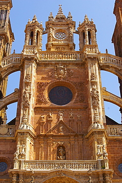 Architecture of Cathedral, Catedral Santa MarÃŒa, Astorga, Castilla Leon, Spain