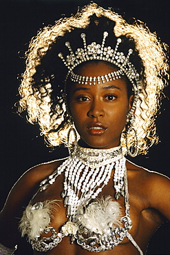 Samba dancer, Rio de Janeiro, Brazil, South America