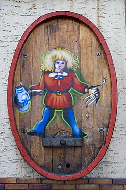 Struwwelpeter Apple Wine Bar Sign in Sachsenhausen, Frankfurt, Hesse, Germany