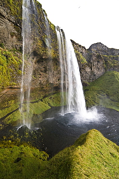 Waterfall, Seljalandsfoss, Iceland, Scandinavia, Europe