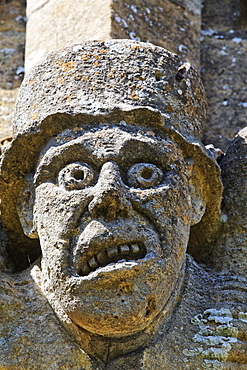 Gargoyle of St. Peter's church, Winchcombe, Gloucestershire, Cotswolds, England, Great Britain, Europe