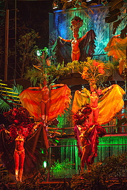 Dance performance at Tropicana cabaret club show, Havana, Havana, Cuba, Caribbean