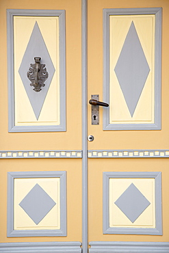 Door detail, Tallinn, Harjumaa, Estonia, Baltic States, Europe