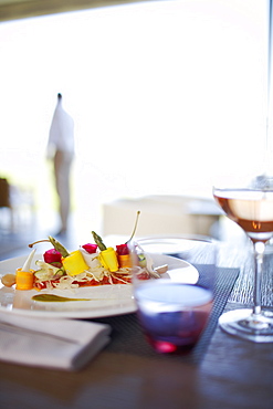 Light meal and drinks in the restaurant, Hotel La RÃˆserve Ramatuelle, Chemin de la Quessine, Ramatuelle, France