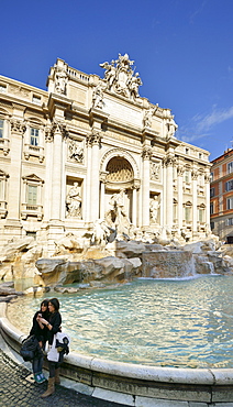 Trevi Fountain, Fontana di Trevi, Rome, UNESCO World Heritage Site Rome, Latium, Lazio, Italy