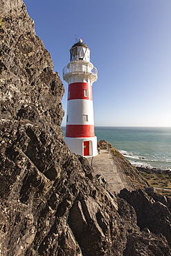 Cape Palliser lighthouse, Cape Palliser, North Island, New Zealand