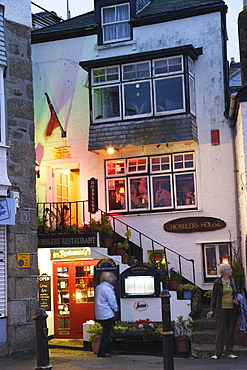 A pub in the evening, St. Ives, Cornwall, England, United Kingdom