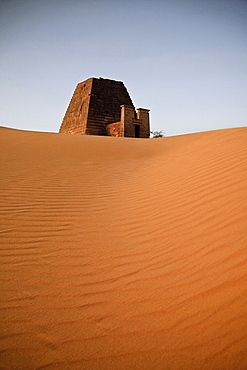 One of the Pyramids of Meroe, Sudan, Africa