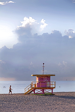 Lifeguard Hut, South Beach, Miami, Florida, USA