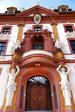 State Chancellery of Thuringia, former kurmainzische Statthalterei, Hirschgarten, Erfurt, Thuringia, Germany