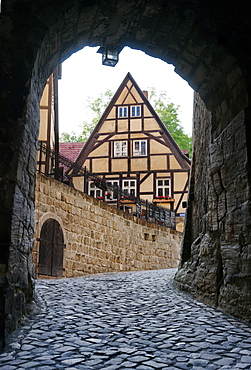 Restaurant Schlosskrug on Quedlinburg, Quedlinburg, Saxony-Anhalt, Germany