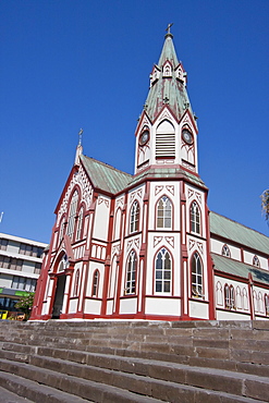 San Marcos Church, designed by Gustave Eiffel, Arica, Arica & Parinacota Region, Chile