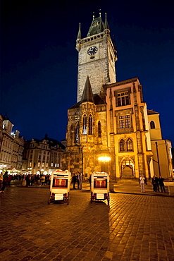 Old Town Hall at night, Prague, Czech Republic