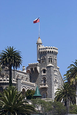 Castillo Brunet, ViâˆšÂ±a del Mar, Valparaiso Region, Chile