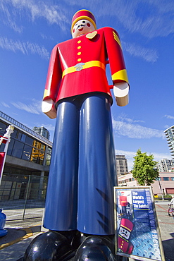 World's Largest Tin Soldier at Westminster Quay, New Westminster, British Columbia, Canada