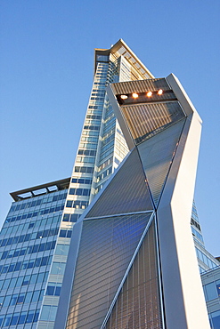 Residential skycrapers in Coal Harbour, Vancouver, British Columbia, Canada