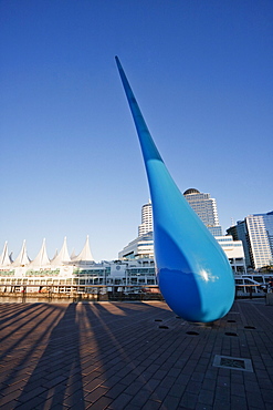 The Drop, sculpture by Inges Idee at the Vancouver Convention Centre, Vancouver, British Columbia, Canada