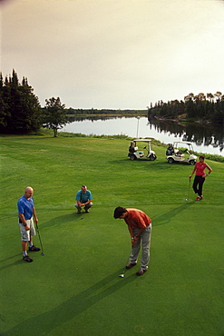 Golfers, Pinawa, Manitoba