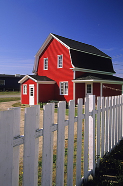 Farmhouse on Iles de la Madeleine, Quebec.