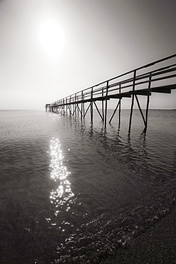 Pier on Lake Winnipeg, Matlock, Manitoba