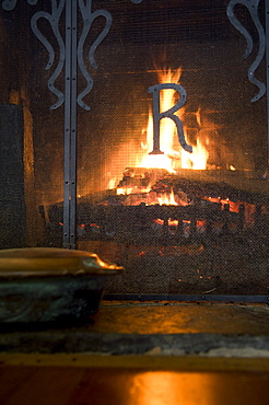 Cottage fireplace, Lake of the Woods, Kenora, Ontario