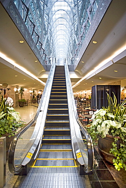 Escalator in Brookfield Place, Toronto, Ontario