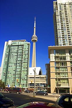 Condos, CN Tower and Rogers Centre, Toronto, Ontario