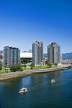 View of False Creek from Cambie Street Bridge, Vancouver, British Columbia