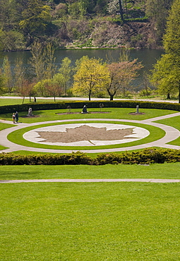 Hillside Gardens and Grenadier Pond, High Park, Toronto, Ontario