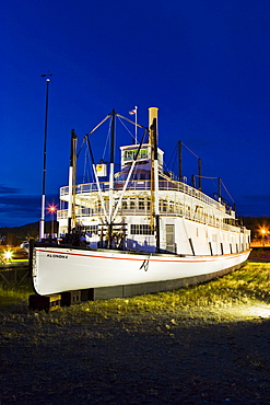 SS Klondike at dusk, Whitehorse, Yukon