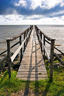 Matlock Pier on Lake Winnipeg, Manitoba