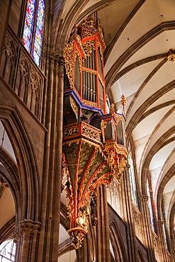 Organ in the Cathedral of Our Lady, Strasbourg, France