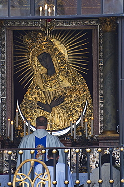 Image of the Mother of Mercy of the Ausros vartai (The Gates of Dawn), Vilnius, Lithuania