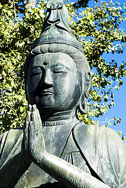 Japan, Tokyo, Asakusa, Senso-ji Temple, Buddha statue.