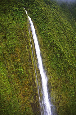 Hawaii, Maui, Honokohau Valley, Honokohau Falls.