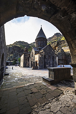 Church of the Holy Mother of God at Geghard Monastery, Azat Valley, Kotayk, Armenia