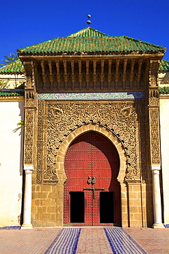 Mausoleum of Moulay Ismail, Meknes, Morocco, North Africa, Africa