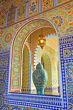 Interior details of Continental Hotel, Tangier, Morocco, North Africa, Africa