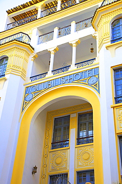 1919 Hotel Volubilis with Art Deco exterior, Casablanca, Morocco, North Africa, Africa