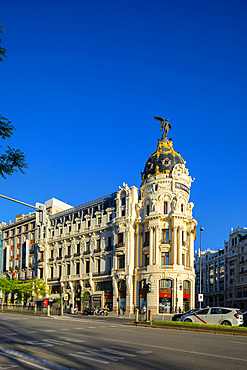 Exterior of Metropolis Building, Madrid, Spain, Europe