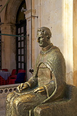 Statue of Marin Drzic, Dubrovnik, Croatia, Europe 