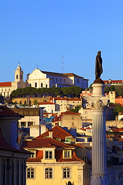 View of the Igreja da Graca Church in the Alfama district, Lisbon, Portugal, South West Europe