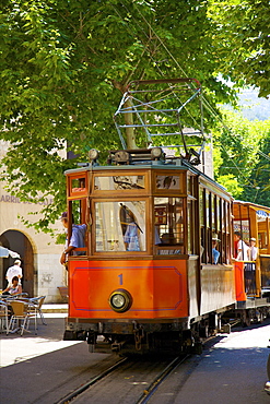 Tram, Soller, Mallorca, Balearic Islands, Spain, Europe