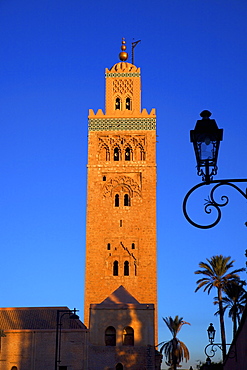 Koutoubia Mosque, UNESCO World Heritage Site, Marrakech, Morocco, North Africa, Africa 