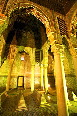 Saadian Tombs, UNESCO World Heritage Site, Marrakech, Morocco, North Africa, Africa 