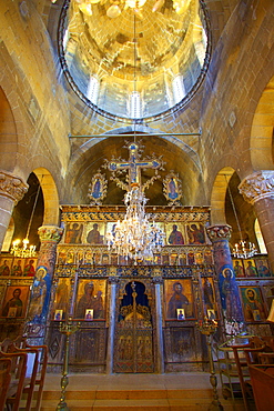 Interior of St. Mamas Monastery, Guzelyurt, North Cyprus, Cyprus, Europe 