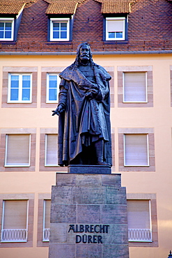 Statue of Albrecht Durer, Nuremberg, Bavaria, Germany, Europe 