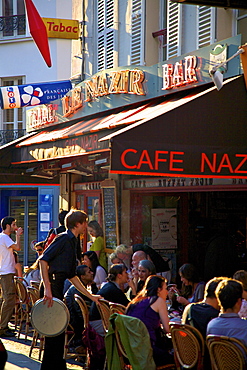 Outdoor Restaurant in Montmartre, Paris, France, Europe