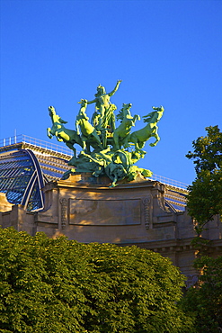 Detail of Grand Palais, Paris, France, Europe