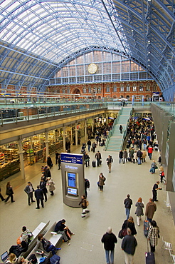 St. Pancras Railway Station, London, England, United Kingdom, Europe